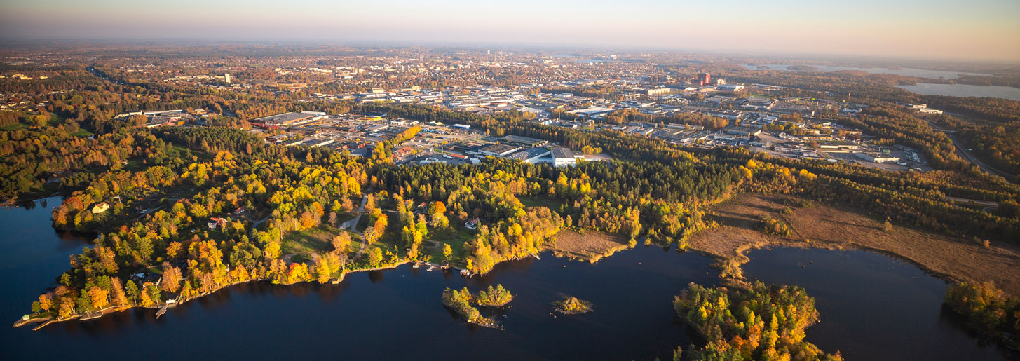Vy-över-Växjö-och-Helgasjön Vy-över-Växjö-och-Helgasjön